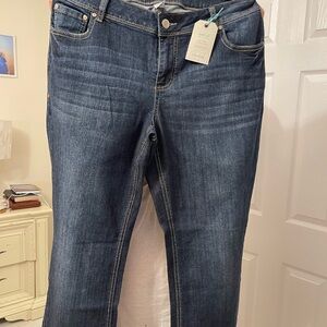 NWT Maurices Dark Blue Boot Cut Jeans